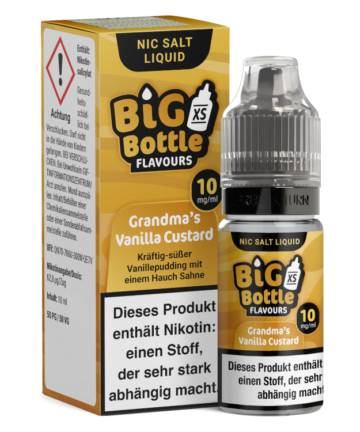 Big Bottle - Grandma's Vanilla Custard - Nikotinsalz Liquid