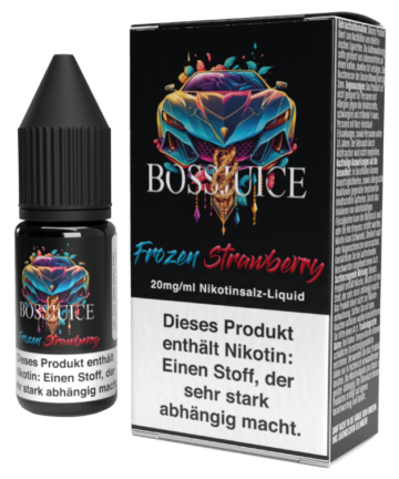 Boss Juice - Frozen Strawberry - Nikotinsalz Liquid 20 mg/ml