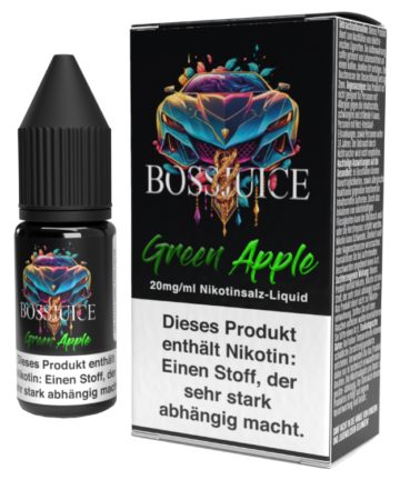 Boss Juice - Green Apple - Nikotinsalz Liquid 20 mg/ml