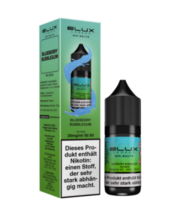 Elux - Nikotinsalz Liquid  - Blueberry Bubblegum