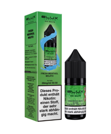 Elux - Nikotinsalz Liquid  - Fresh Menthol Mojito