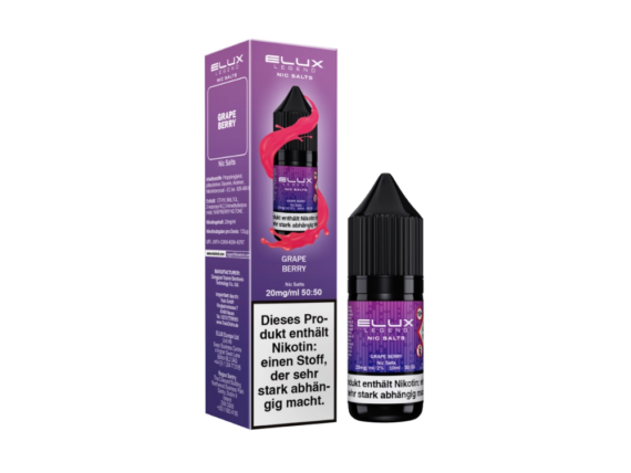 Elux - Nikotinsalz Liquid  - Grape Berry