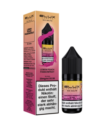 Elux - Nikotinsalz Liquid  - Lemon Peach Passion