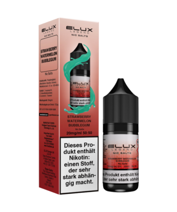 Elux - Nikotinsalz Liquid  - Strawberry Watermelon Bubblegum