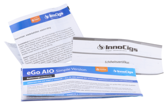 InnoCigs eGo AIO Simple E-Zigaretten Set – Bild 7