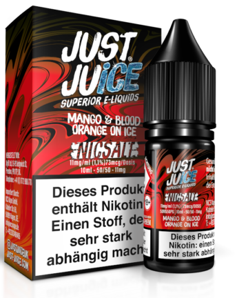 Just Juice - Fusion Mango & Blood Orange on Ice - Nikotinsalz Liquid