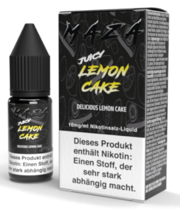 MaZa - Lemon Cake - Nikotinsalz Liquid