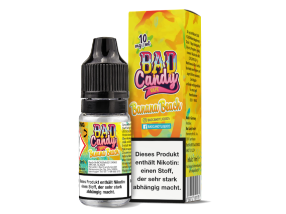 Bad Candy Liquids - Banana Beach - Nikotinsalz Liquid