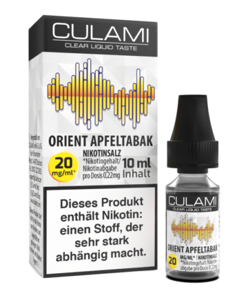 Culami - Nikotinsalz Liquid - Orient Apfeltabak