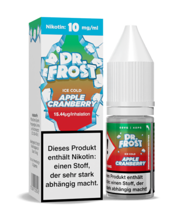 Dr. Frost - Ice Cold - Nikotinsalz Liquid - Apple Cranberry