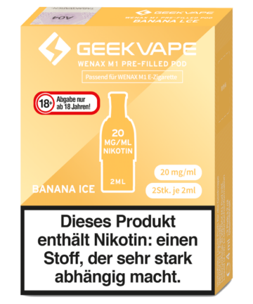 GeekVape - Wenax M1 Pod (2 Stück pro Packung) - Banana Ice