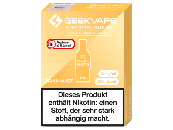 GeekVape - Wenax M1 Pod (2 Stück pro Packung) - Banana Ice