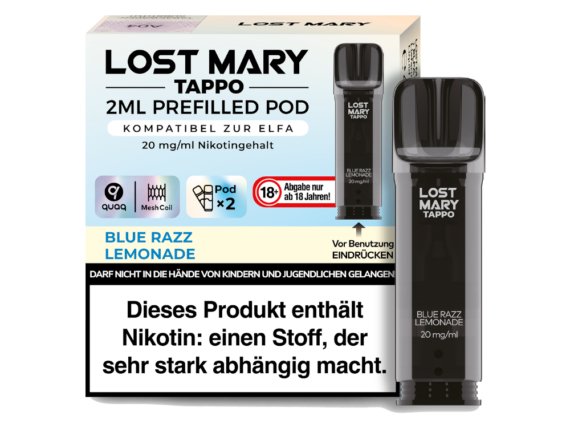 Lost Mary - Tappo Pod (2 Stück pro Packung) - Blue Razz Lemonade