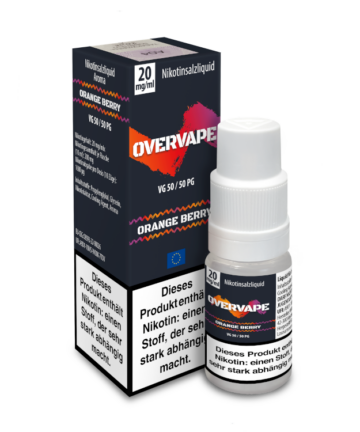 Overvape - Nikotinsalz Liquid - Orange Berry