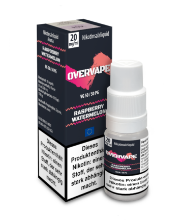 Overvape - Nikotinsalz Liquid - Raspberry Watermelon