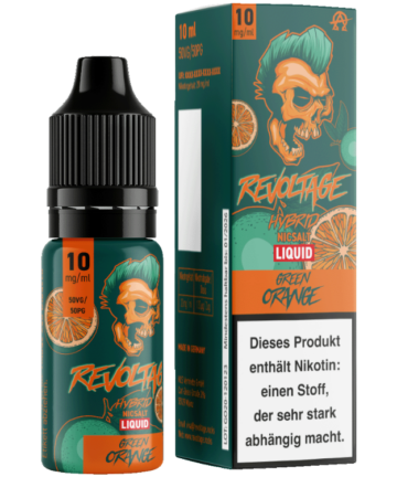 Revoltage - Tobacco Gold - Hybrid Nikotinsalz Liquid - Green Orange