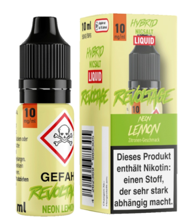 Revoltage - Tobacco Gold - Hybrid Nikotinsalz Liquid - Neon Lemon