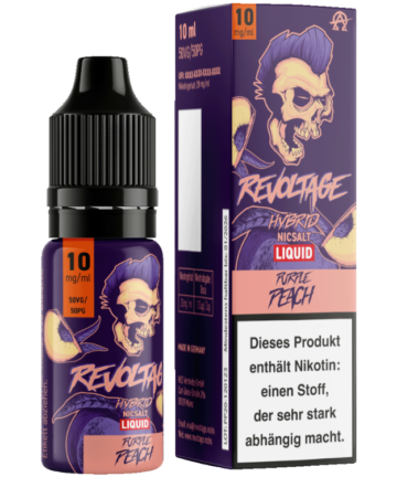 Revoltage - Tobacco Gold - Hybrid Nikotinsalz Liquid - Purple Peach
