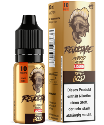 Revoltage - Tobacco Gold - Hybrid Nikotinsalz Liquid - Tobacco Gold