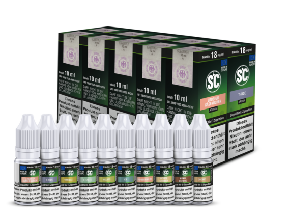 Gourmet Probierbox E-Zigaretten Liquid