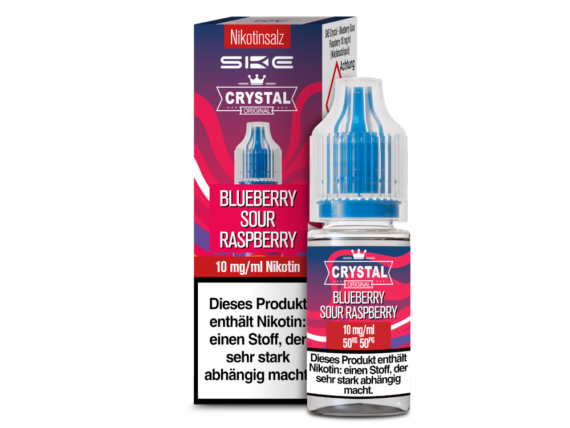 SKE - Crystal - Nikotinsalz Liquid - Blueberry Sour Raspberry