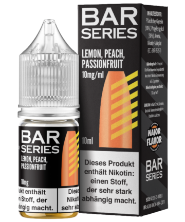 Bar Series - Nikotinsalz Liquid - Lemon Peach Passionfruit
