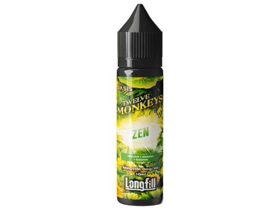 Twelve Monkeys - Longfills 10ml - Zen
