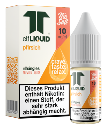 Elf-Liquid - Single - Nikotinsalz Liquid - Pfirsich