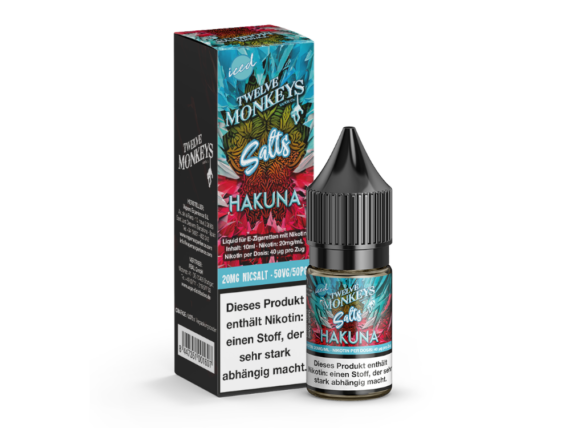 Twelve Monkeys - Iced - Nikotinsalz Liquid - Hakuna