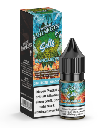 Twelve Monkeys - Iced - Nikotinsalz Liquid - Mangabeys