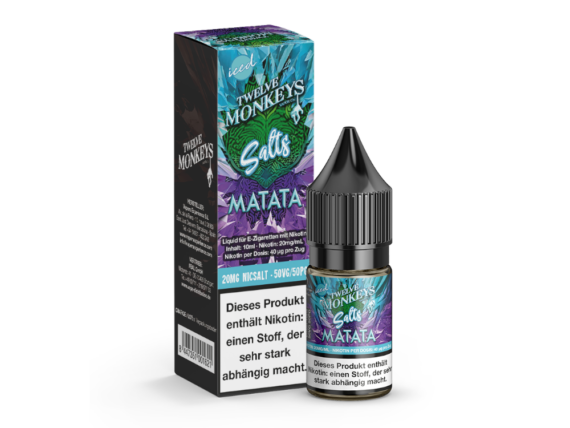Twelve Monkeys - Iced - Nikotinsalz Liquid - Matata