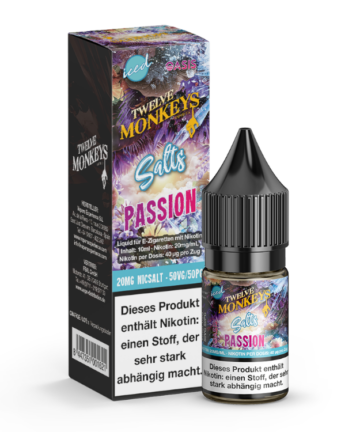 Twelve Monkeys - Iced - Nikotinsalz Liquid - Passion