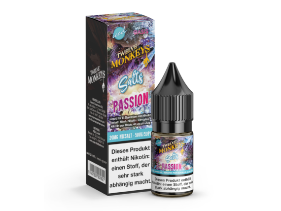 Twelve Monkeys - Iced - Nikotinsalz Liquid - Passion