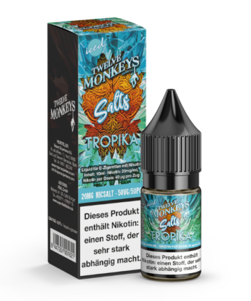 Twelve Monkeys - Iced - Nikotinsalz Liquid - Tropika