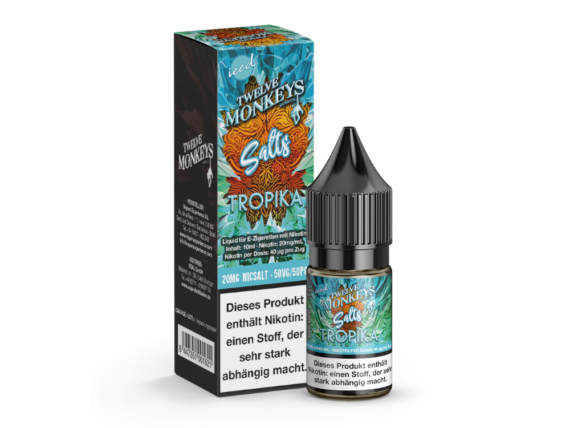 Twelve Monkeys - Iced - Nikotinsalz Liquid - Tropika