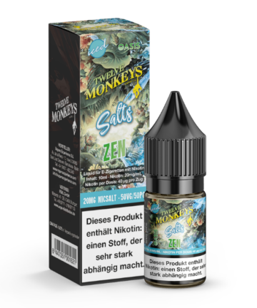 Twelve Monkeys - Iced - Nikotinsalz Liquid - Zen