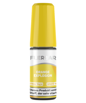 Flerbar Liquid - Nikotinsalz Liquid - Orange Explosion