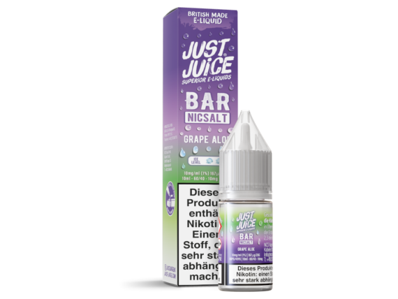 Just Juice - Bar - Nikotinsalz Liquid - Grape Aloe – Bild 2