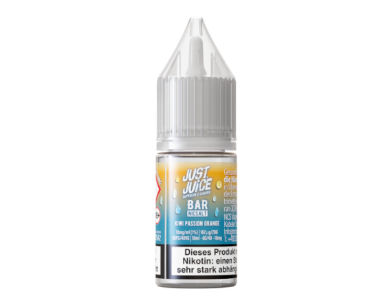 Just Juice - Bar - Nikotinsalz Liquid - Kiwi Passion Orange – Bild 2