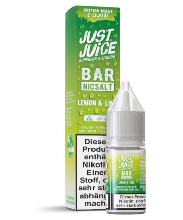 Just Juice - Bar - Nikotinsalz Liquid - Lemon & Lime