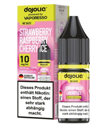 Vaporesso - Dojoliq - Nikotinsalz Liquid  - Strawberry Raspberry Cherry Ice