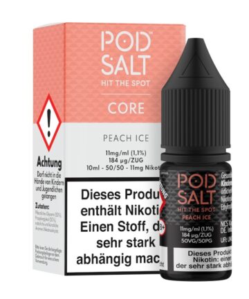 Pod Salt Core - Nikotinsalz Liquid - Peach Ice