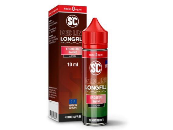 SC - Red Line Longfills 10 ml - Erdbeere Sahne