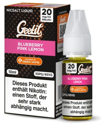 GeekVape - Geekit - Nikotinsalz Liquid - Blueberry Pink Lemon