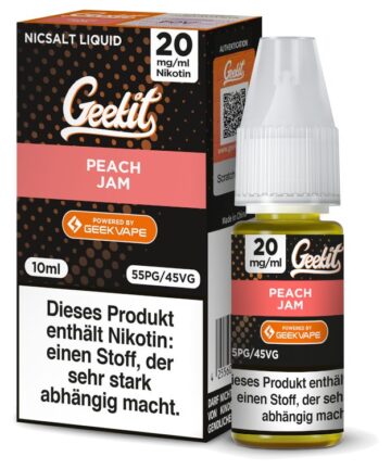 GeekVape - Geekit - Nikotinsalz Liquid - Peach Jam