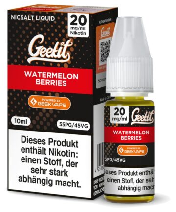 GeekVape - Geekit - Nikotinsalz Liquid - Watermelon Berries