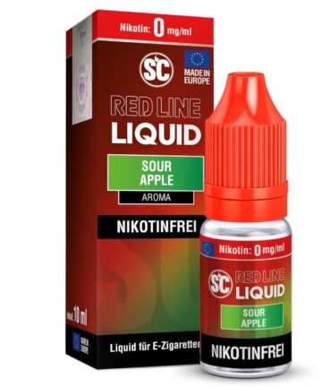 SC - Red Line - Sour Apple - Nikotinsalz Liquid