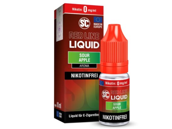 SC - Red Line - Sour Apple - Nikotinsalz Liquid