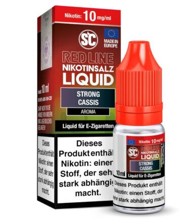 SC - Red Line - Strong Cassis - Nikotinsalz Liquid
