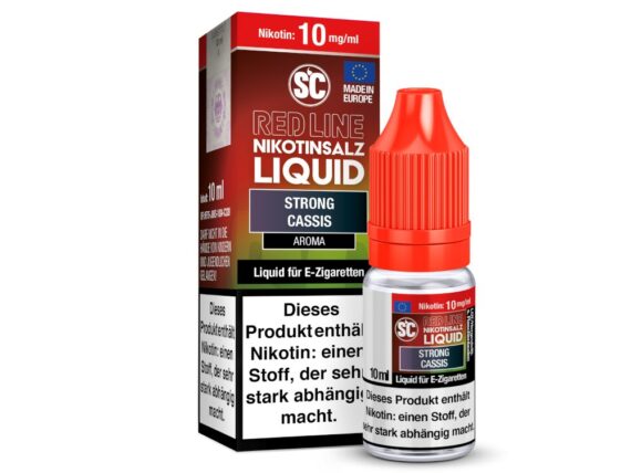 SC - Red Line - Strong Cassis - Nikotinsalz Liquid